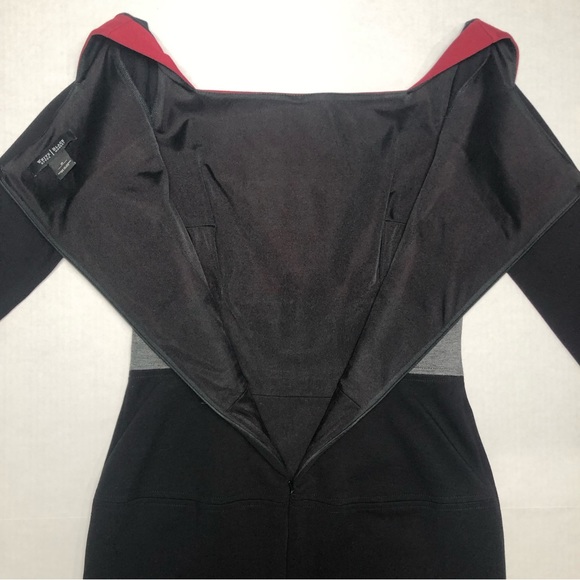 ⭐️NEW⭐️White House Black Market (WHBM) Colorblock 3/4 Sleeve Sheath Dress - Picture 5 of 7